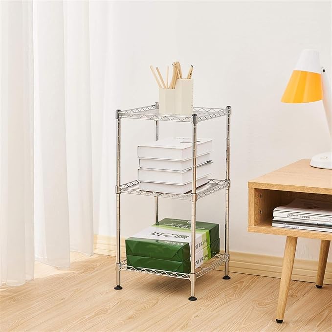 FOXHOLE 3-Tier Wire Shelving Rack Metal Storage Shelf Unit - Image 2