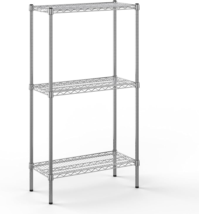 14" Deep x 30" Wide x 54" Height Wire Shelving Kit | 3-Tier | NSF Commercial by Regal+Altair