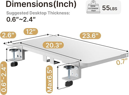 Desk Extender Tray, Desk Extension - Image 6
