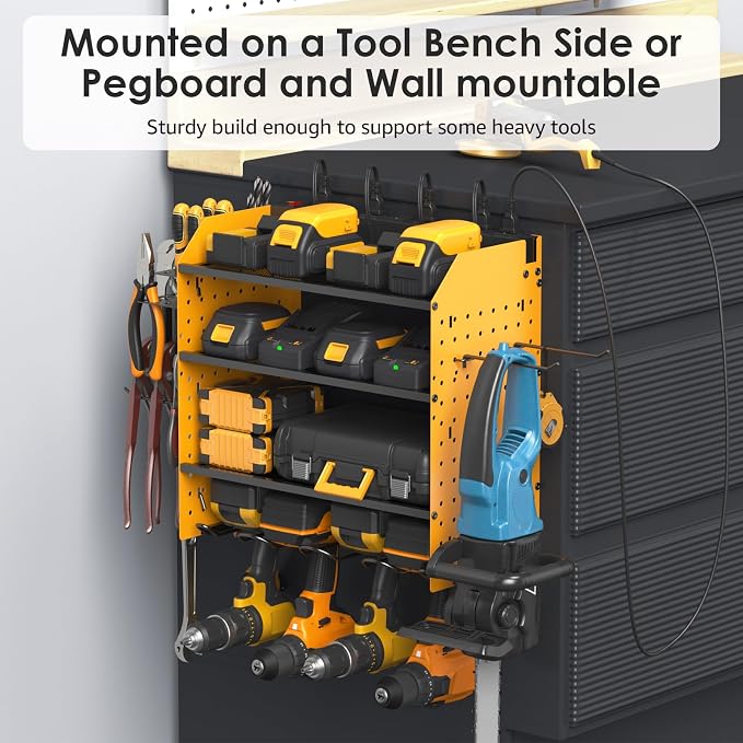 CCCEI Modular Pegboard Rack Power Tool Organizer - Image 6