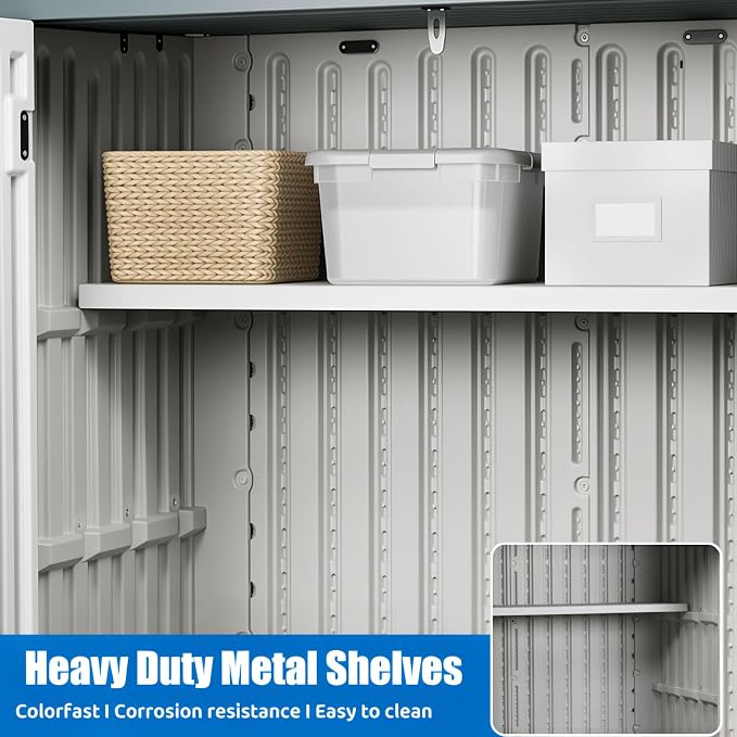 EHHLY 35 Cuft Outdoor Storage Shed - Image 7
