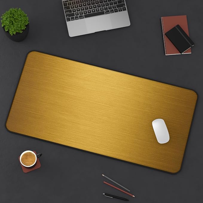 Brushed Metal Texture Desk Mat - Image 3