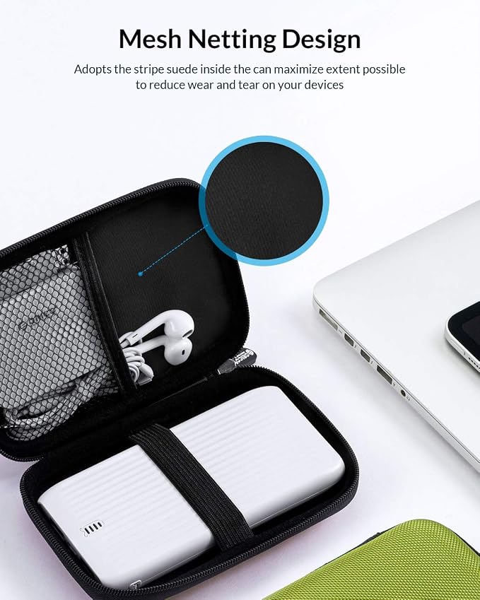 ORICO Hard Drive Case 2.5 inch External Drive Storage Carrying Bag Waterproof - Image 3