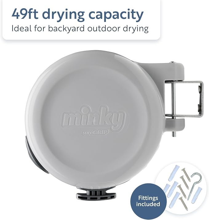 Minky Homecare Outdoor Retractable Clothesline - Image 2