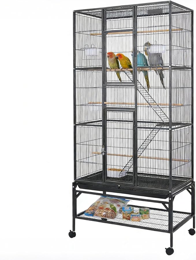 69.5 Inch Large Bird Cage, Parakeet Flight Cage by Unknown