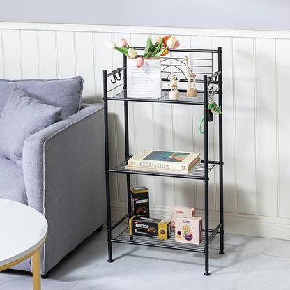 L&H UNICO 3-Tier Free Standing Wire Rack Durable Metal Shelving Storage Unit by L%26H+UNICO