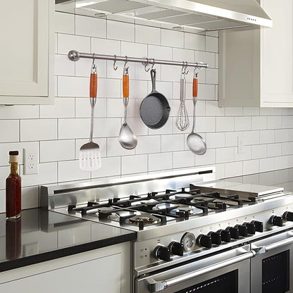 ROTHLEY Stainless Steel Hanging Pot Rack Hanger: 23.7 Inch Pot and Pan Hanger - Image 5
