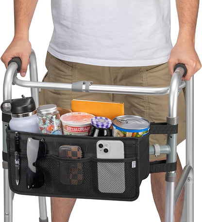 JOYTUTUS Walker Basket for Folding Walker, Basket for Walkers for Seniors by JoyTutus