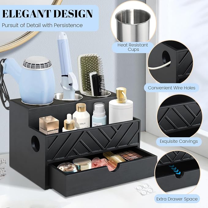 Hair Tool Organizer, Hair Dryer Holder - Image 6
