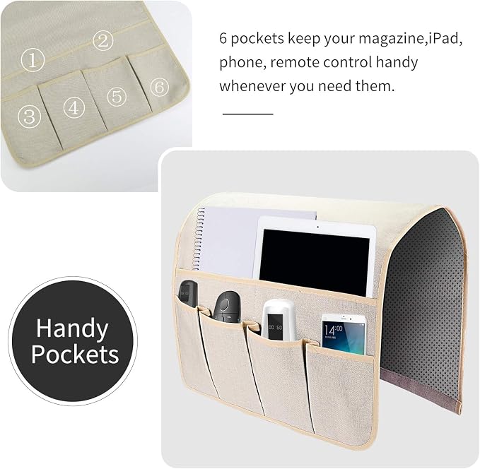 Sofa Armrest Organizer, Remote Control Holder - Image 4