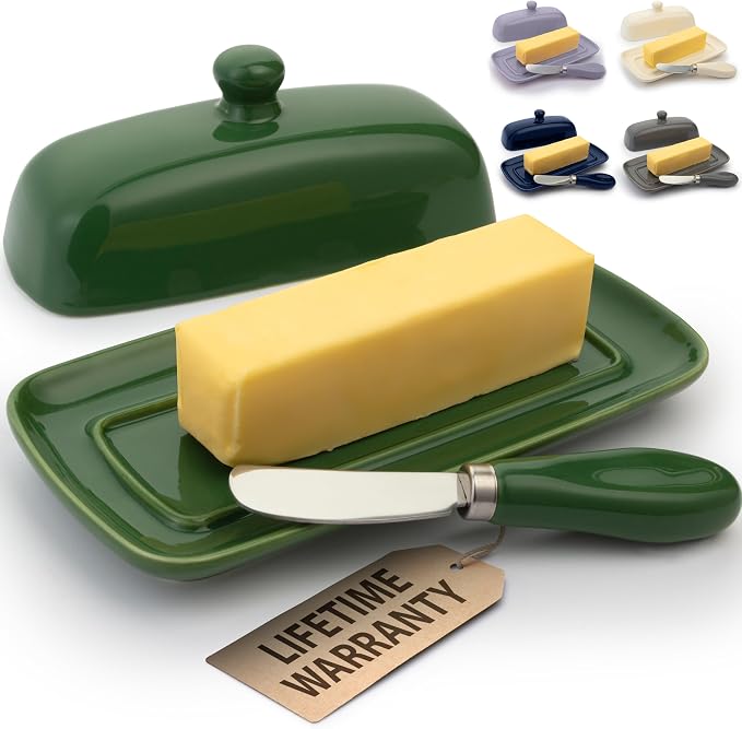 Zulay Butter Dish With Lid For Countertop by ZulayKitchen