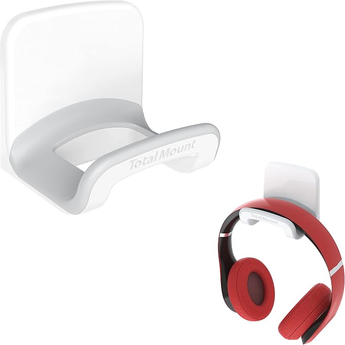 TotalMount Headphone Holder – Hanger Won’t Damage Your Wall by TotalMount