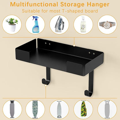 JUYSON Ironing Board Holder, Wall-Mounted Iron and Board Set Storage - Image 4