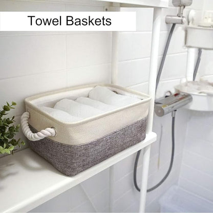 HNZIGE Fabric Storage Baskets for Organizing Small Baskets for Shelves - Image 5