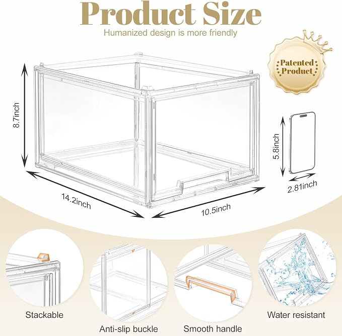 AZ.MIFENO Large Stackable Storage Drawers, Kitchen Undersink, Toy Organization - Image 3