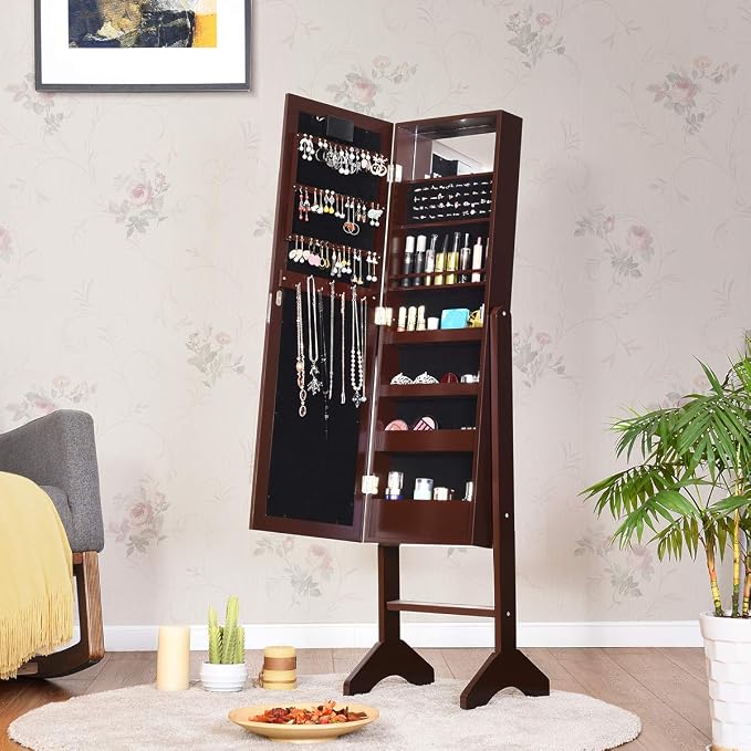 Giantex Standing Jewelry Armoire - Image 3