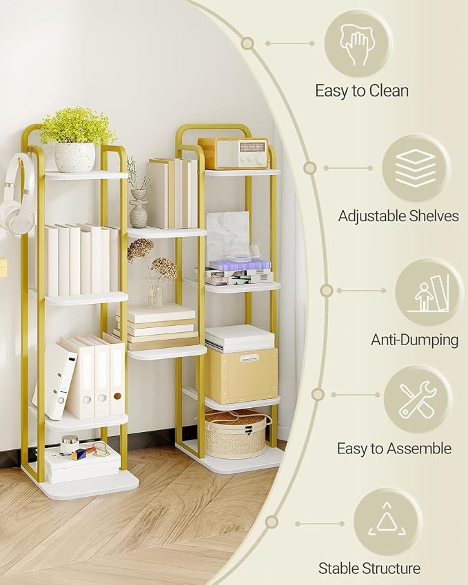 Hzuaneri 6 Tiers Vertical Shoe Rack, Narrow Shoe Tower, Tall Shoes Shelf - Image 7