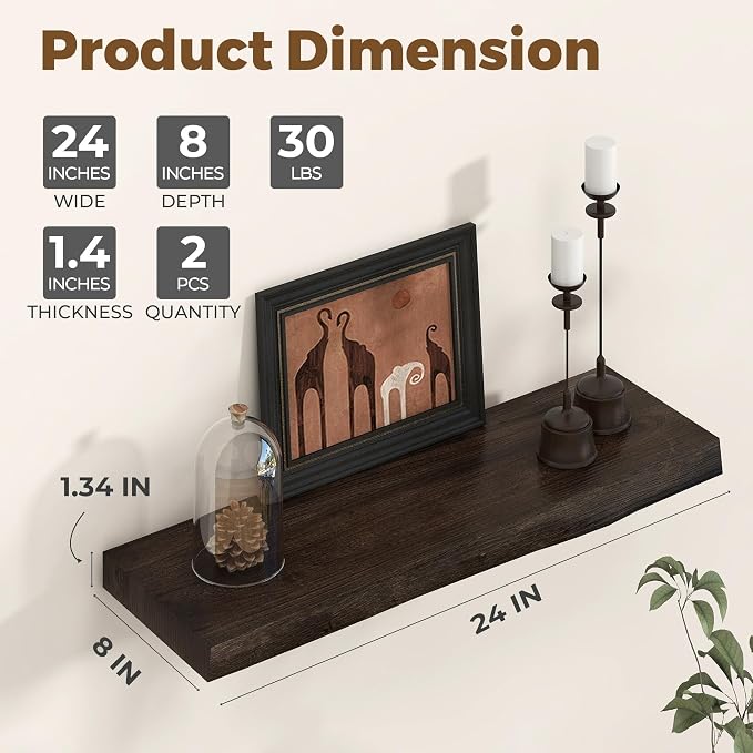Axeman 24 inch Floating Shelves - Image 3