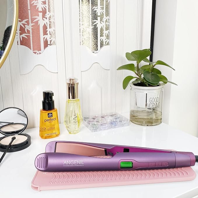 ANGENIL Heat Resistant Silicone Flat Iron Mat Pouch, - Image 9