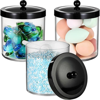 3 Pack 50 Oz Large Plastic Apothecary Jar by SheeChung