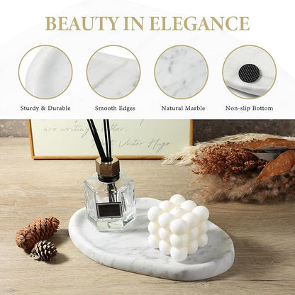 Koville Luxurious Natural Marble Vanity Tray - Image 3