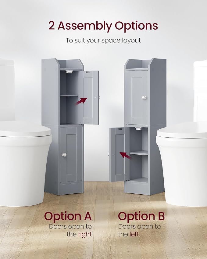 VASAGLE Storage Cabinet Slim - Image 4