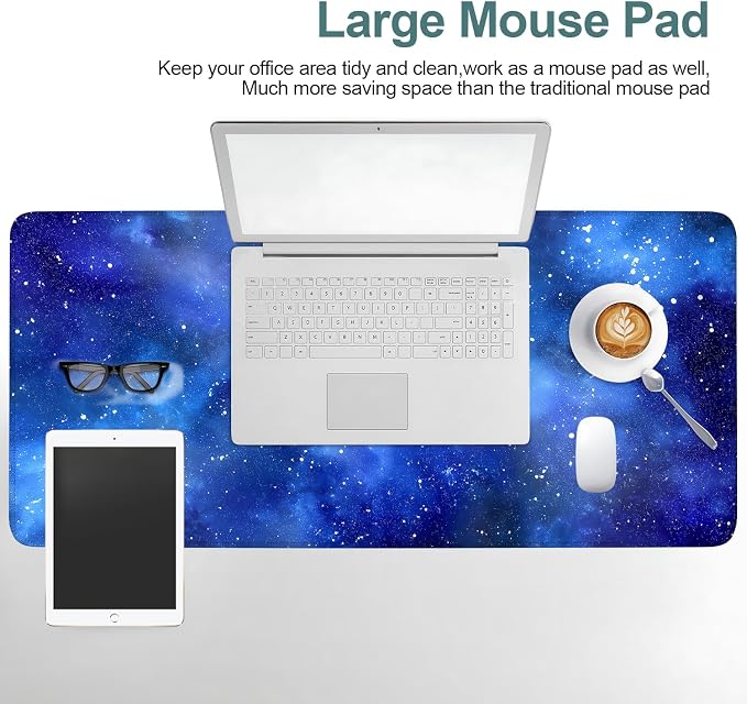 Starry Sky Gaming Mouse Pad 35.4"x15.7"Desk Mat Anti-Slip Rubber Base & Durable - Image 6
