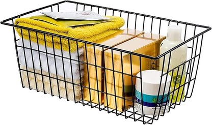 15.2" Metal Wire Baskets for Organizing 6 Pack, Household Pantry Storage - Image 6