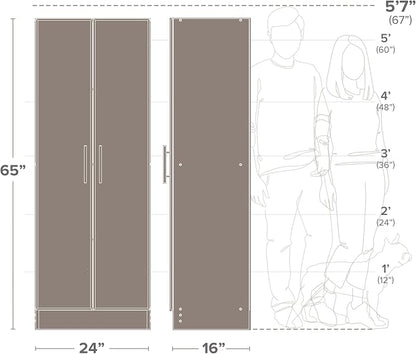 Prepac Elite 24" Storage Cabinet, Bathroom Cabinet, Pantry Cabinet - Image 4