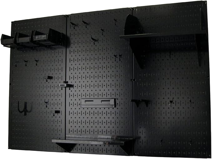Wall Control Pegboard Organizer 4 ft. Metal Pegboard Standard Tool Storage Kit - Image 2