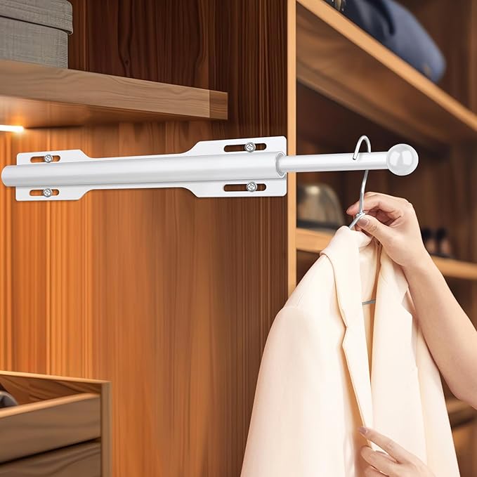 FIRJOY 12" Valet Rod for Closet Pull Out - Image 6