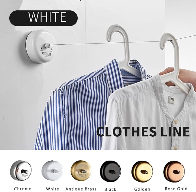 BESy Retractable Clothesline SUS304 Stainless Steel Clothes Dryer - Image 2