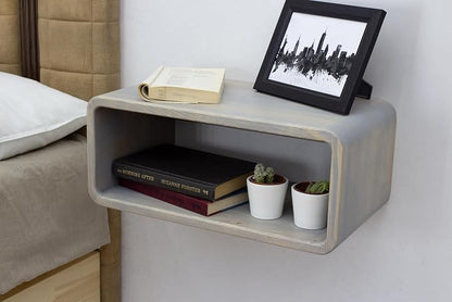 Floating Nightstand Wooden, Bedside Table, Nightstand Shelf, Wall Mounted - Image 5