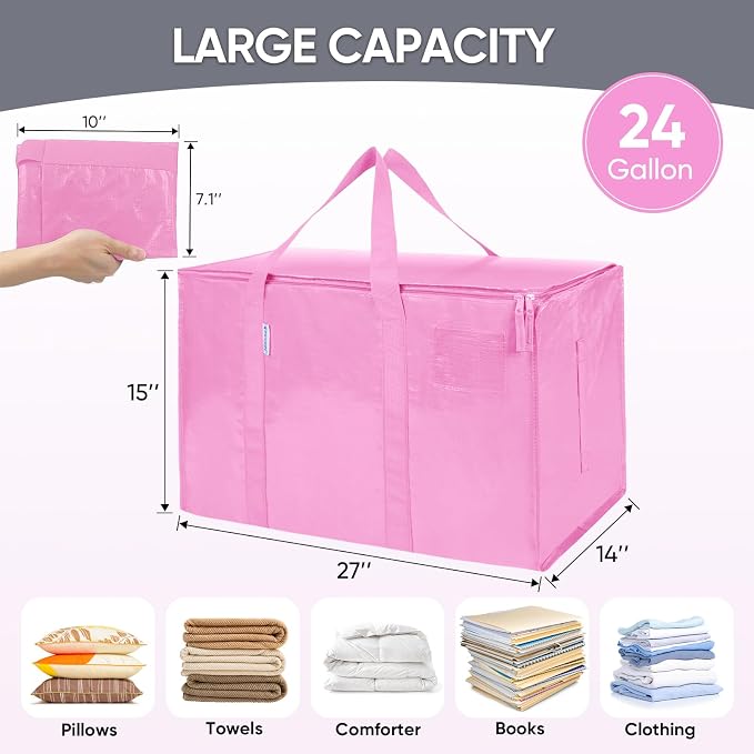 TICONN 8 Pack Extra Large Moving Bags Heavy Duty - Image 5