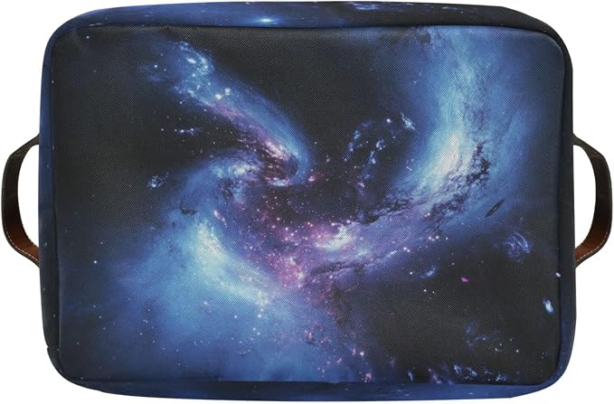 Blue and Purple Galaxy Storage Bins Box Foldable Shelf Basket - Image 8