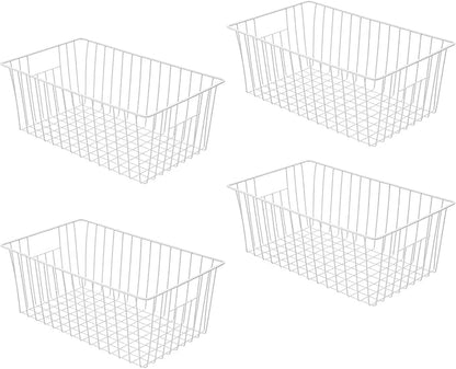 Freezer Basket Organizer, Refrigerator Metal Wire Storage Divider, Household by lonpute