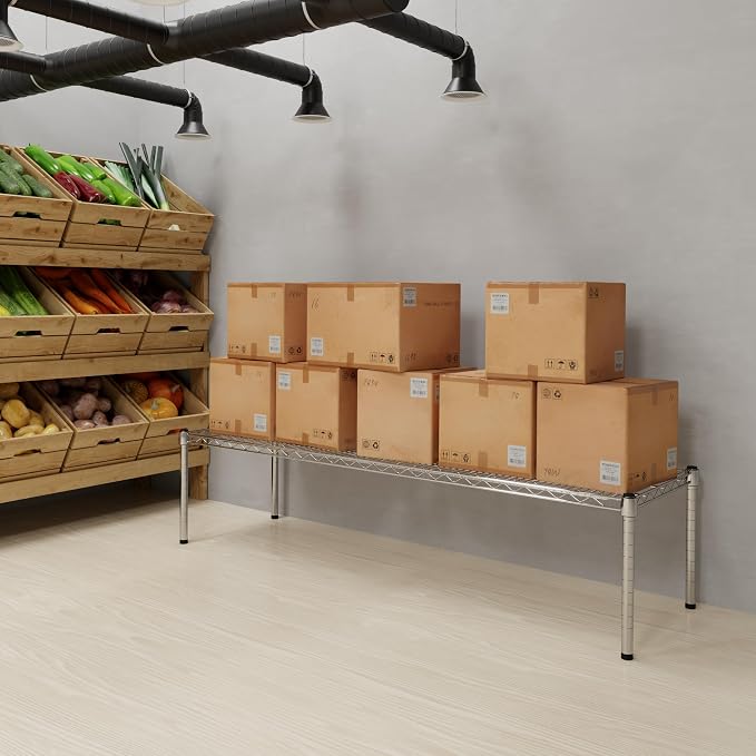 18" Deep x 60" Wide x 14" Height Wire Shelving Kit | 1-Tier | NSF Commercial - Image 8