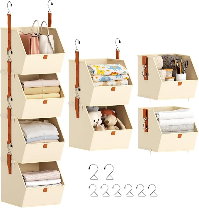 Hanging Closet Organizer 4 Tier by Homsorout