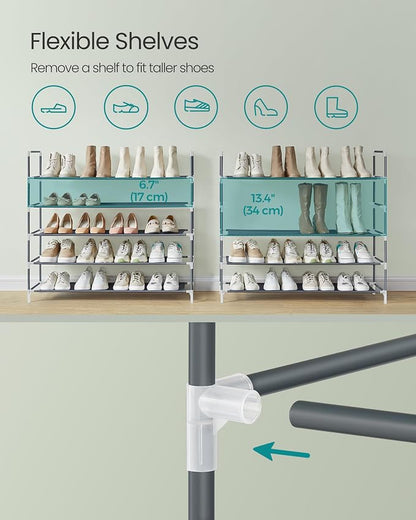 SONGMICS 5-Tier Shoe Rack, Shoe Storage - Image 6