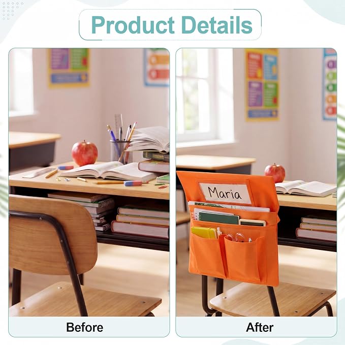 Remagr 24 Pcs Small Chair Pockets - Image 4