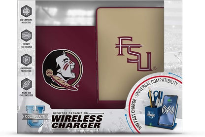 SOAR NCAA Unisex Cell Phone Wireless Charging Stand and Desktop Organizer - Image 3