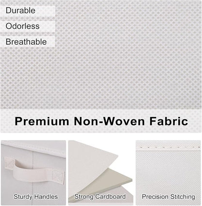 WUIKE Storage Baskets for Shelves, Fabric Storage Bins - Image 4