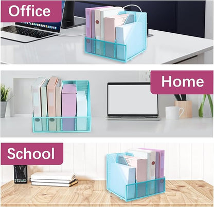 Desk Organizers, Metal Magazine File Holder - Image 7