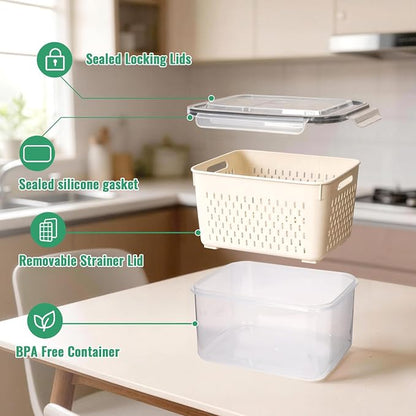 5 PCS Fruit Storage Containers for Fridge Produce Containers for Fridge - Image 5