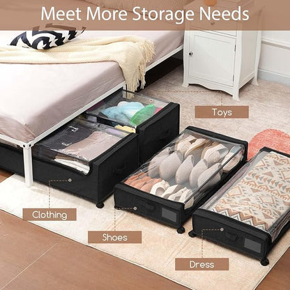 FOUCSSOMEI Under Bed Storage - Image 3