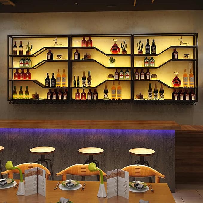 78.8in Wall Mounted Wine Rack - Image 6