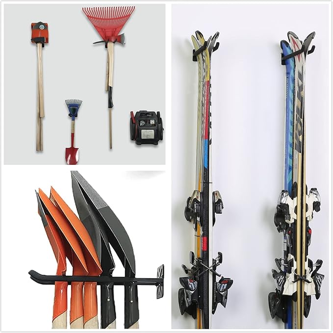 TORACK 4 Pack Garage Storage System Hooks, Heavy Duty Wall Mount Tool Organizer - Image 7