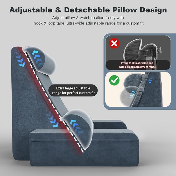 COZEER 3‑in‑1 Reading Pillow for Bed - Image 4