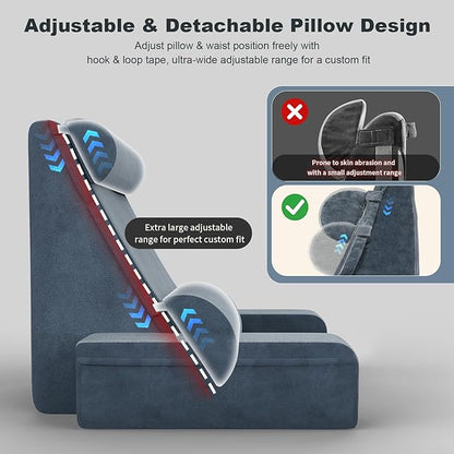 COZEER 3‑in‑1 Reading Pillow for Bed - Image 4