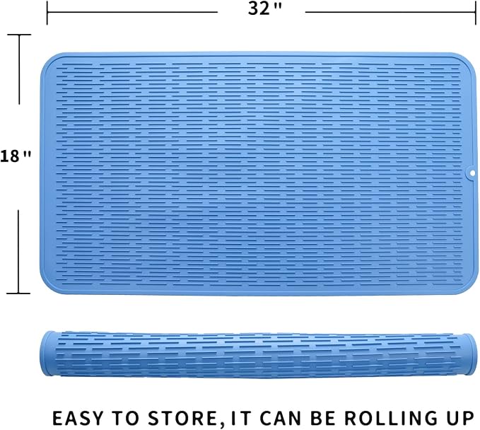 Silicone Dish Drying Mat for Multiple Usage, Easy clean, Eco-friendly, - Image 2